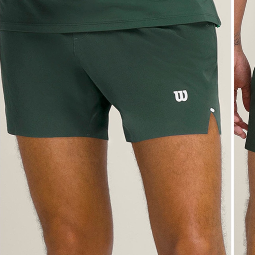 Wilson Men’s Dark Green Athletic Running Shorts